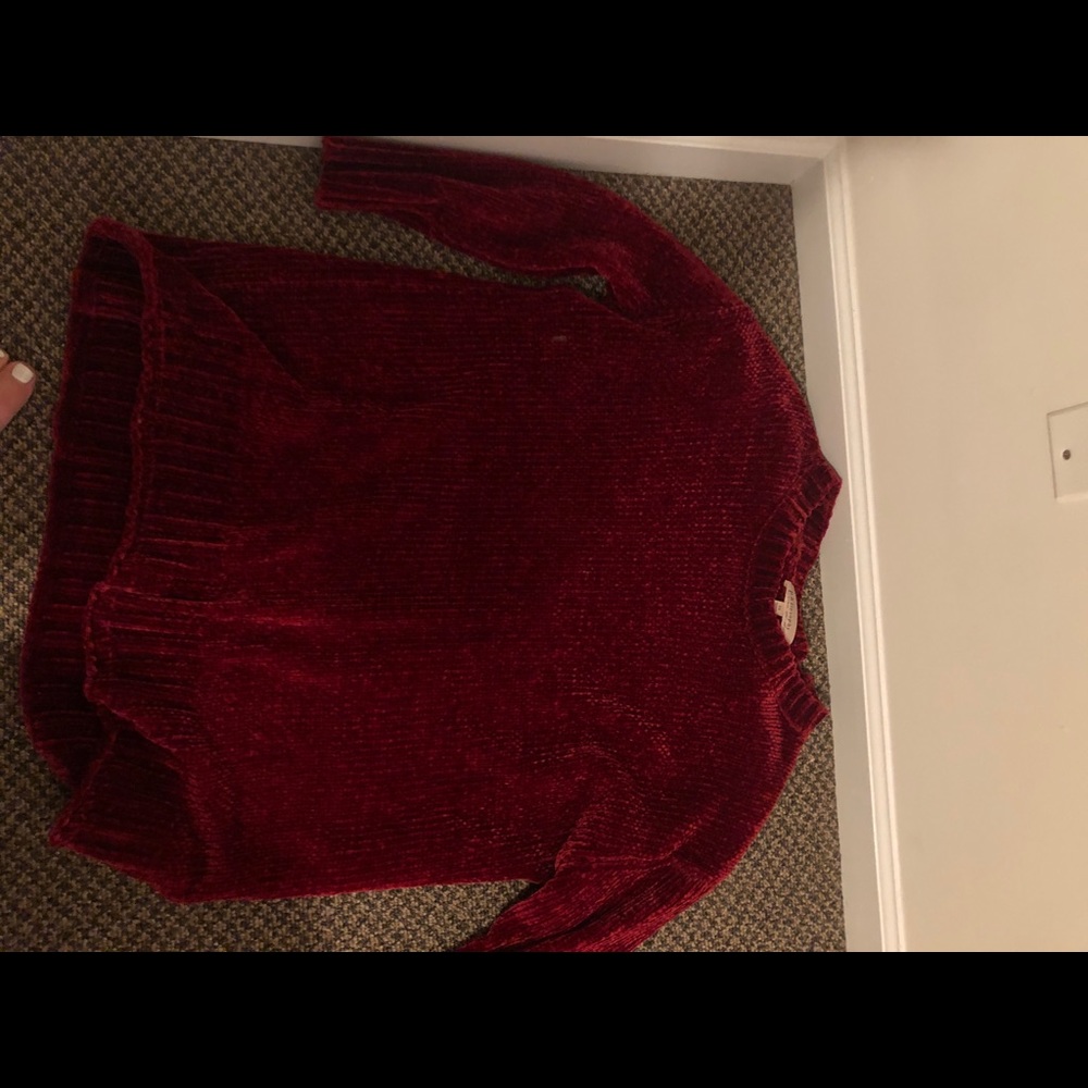 Red sweater